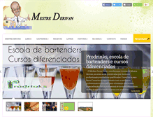 Tablet Screenshot of mestrederivan.com.br